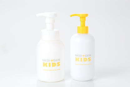 ＜セット商品＞メディスキンキッズ ナチュラルフェイス&ボディーソープ320mL×2+ メディスキンキッズ ナチュラルミルクローション 300mL